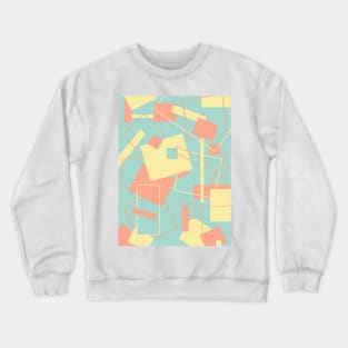 60's Style in Fashion Colors Var 10 Crewneck Sweatshirt